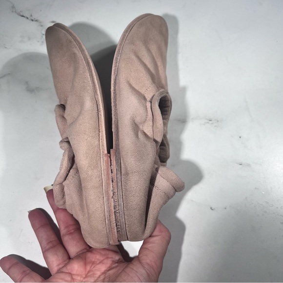 Marsell Elastic Suede Upper Slip On Light Pink Ballerina Flats - Picture 7 of 9